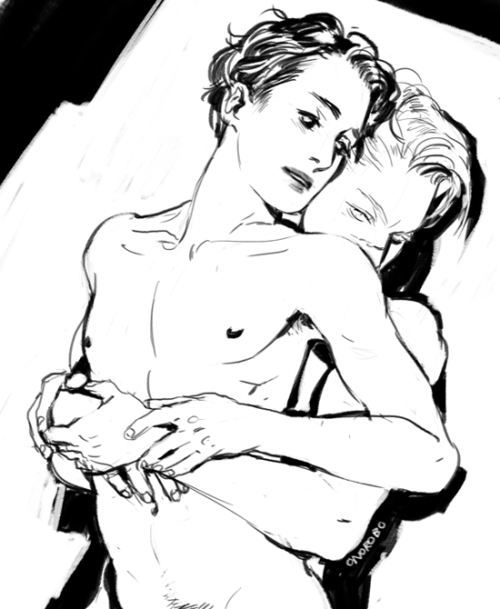 onorobo:  Some sketches mostly of Gabe and Lewis.  The last two are Abel and Eruri, 