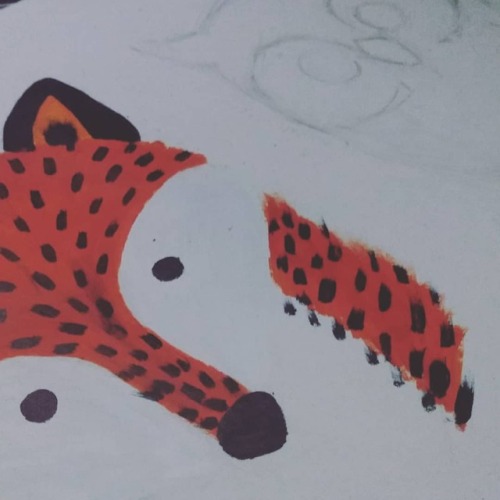 Halfway There #sketch #fox #owl #paint #illustration Https://www.instagram.com/p/BqoG9bWAOE0/?utm_source=ig_tumblr_share&igshid=1uv9ybwll07cc