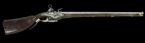 The Kalthoff seven shot repeating musket,An invention of the Kalthoff family of Denmark in the 17th 