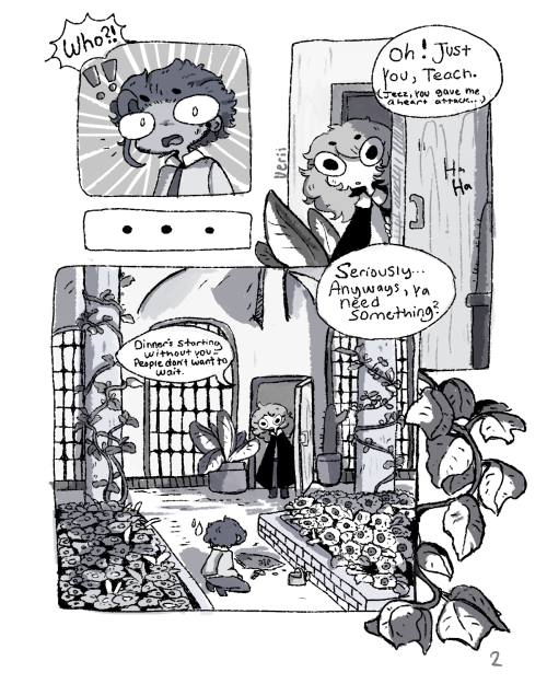 darlingjewels: an old claudeth comic i never finished. my hc was that almyra is known for their rare