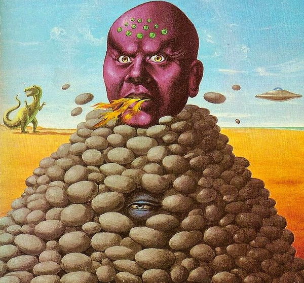 malignantlyuseless:  Colin Wilson / Philosopher’s Stone   The stone that the builders