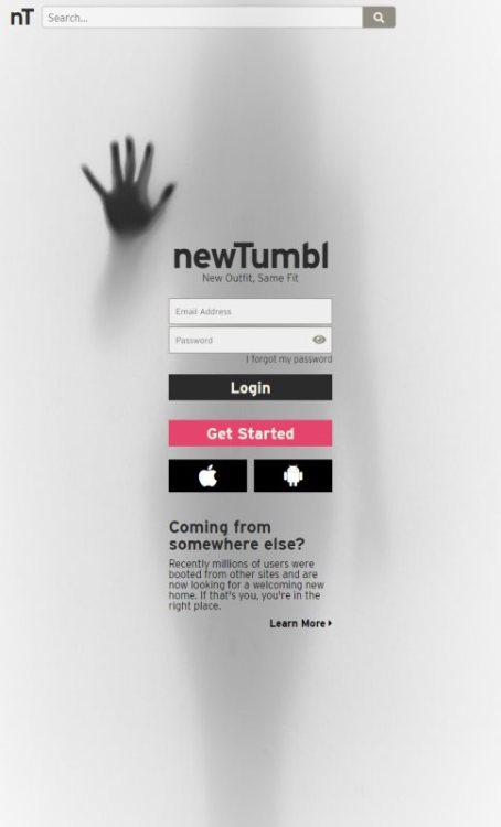 saline06:nylongay:newTumbl was created specifically for refugees of other social media sites. We off