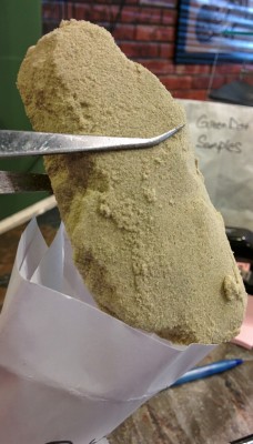 greendreamcannabis:  At least an oz of Puss Kush Kief getting ready to be weighed out