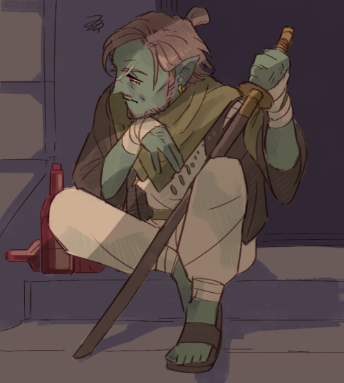 alcoholic dunmer hok specializing in boxing &amp; swordsname’s Azaryns