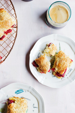 fullcravings:  Raspberry Sandwich Scones