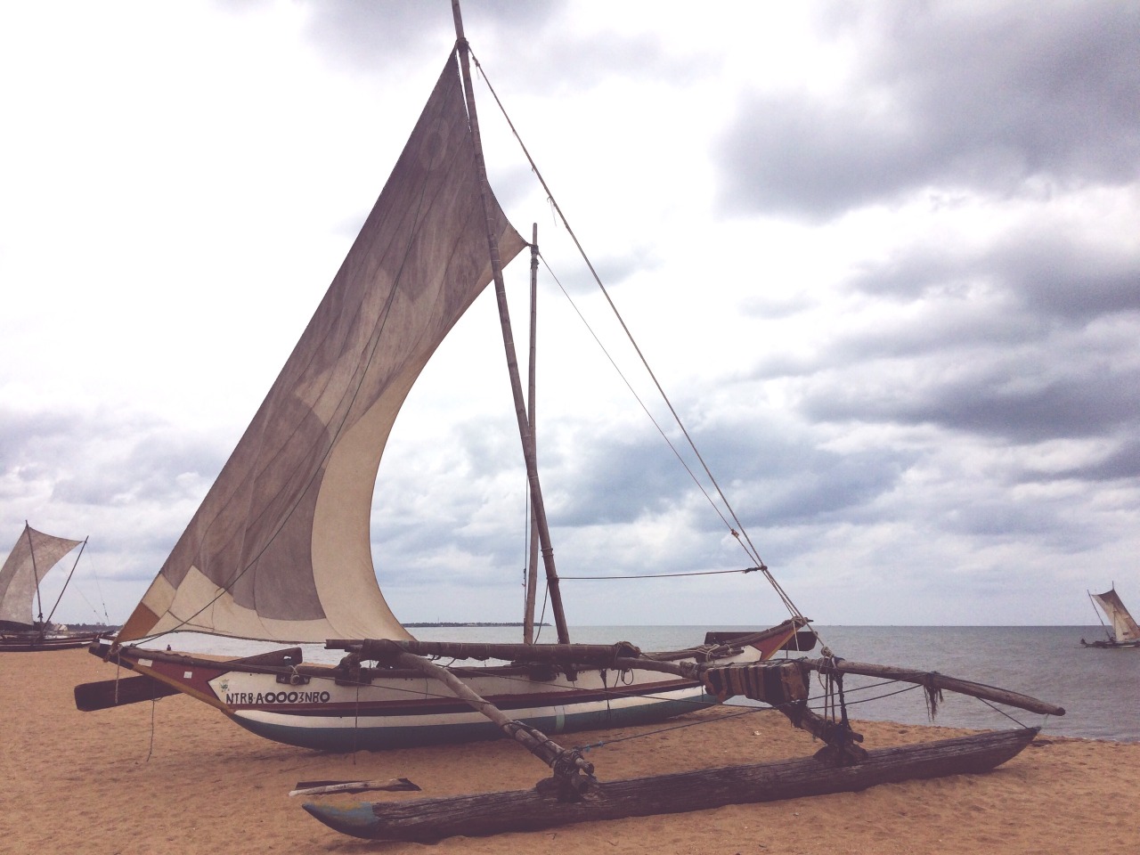 Tresitional fishing boat- negambo sri lanka