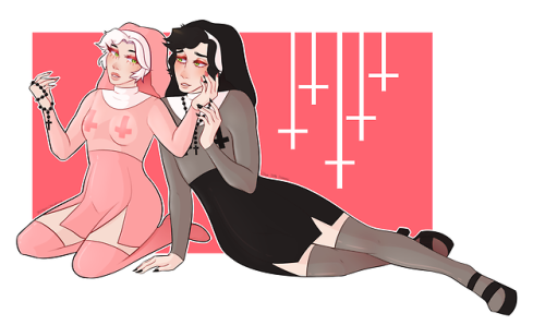 diaval & lillith from halloween!twitter / instagram / deviantart / ko-fi / commissions please do