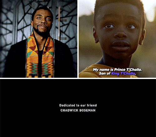 T'Challa + Chadwick Boseman Dedications In Black Panther: Wakanda Forever (2022)