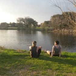 #Southern #sunset by the #lake in #citypark #nola #NewOrleans #pond #swamp