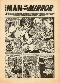 Page From The Man In The Mirror, From Amazing Stories Of Suspense No. 240 (Published