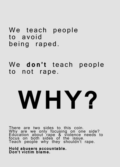 victim blaming