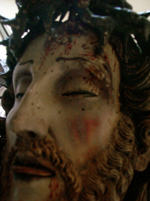 Umile da Petralia - Crucifix (1638). Detail.