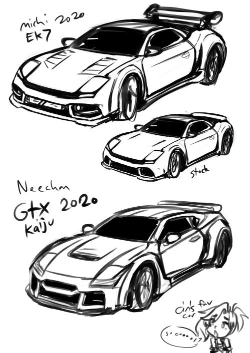 Here are a whole bunch of car designs from Apex Limit! These are mostly the cool sports cars, but I have a bunch of boring cars for background shots   😂 If everyone had cool cars, it’d just feel weird. But I can still long for a world full of 2020