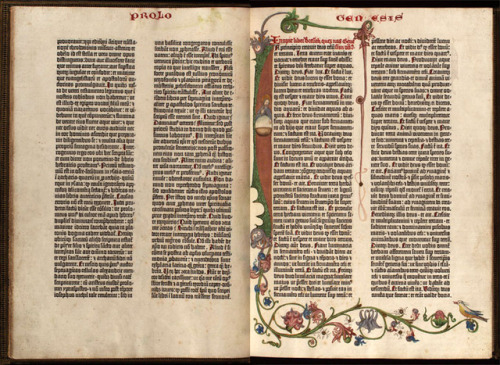 Today 23rd February 1455, Johannes Gutenberg printed his first bible, gradually making medieval scri