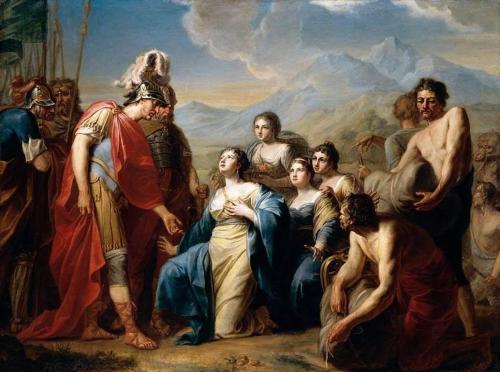 The Queen of Sheba Kneeling before King Solomon, Johann Friedrich August Tischbein, 2nd half of 18th