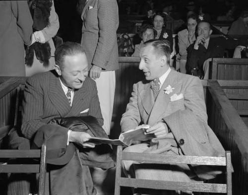 barcarole:Jascha Heifetz and Vladimir Horowitz, photo dated 1936.