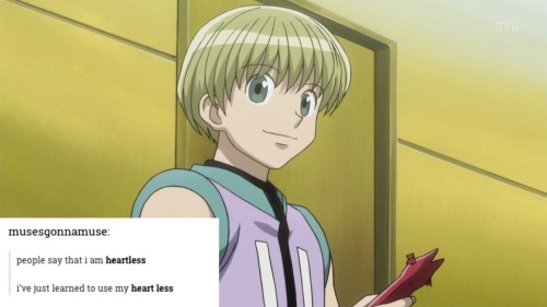 HxH Text posts - Trouble Trio edition