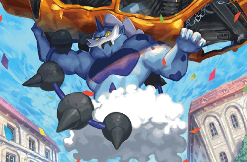 illus. Hajime Kusajima “Thundurus” from Furious Fists