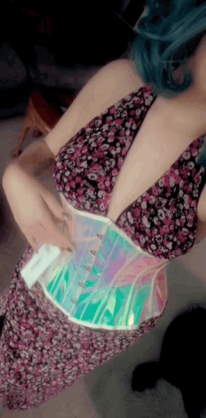 satans-knitwear:I have been waiting since February!!! But they are finally here!!! Expect much new corset content!! 😍✨Treat me ~ Tip me 
