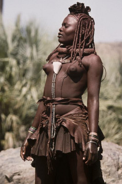 Namibian Himba girl, by Georges Courreges.