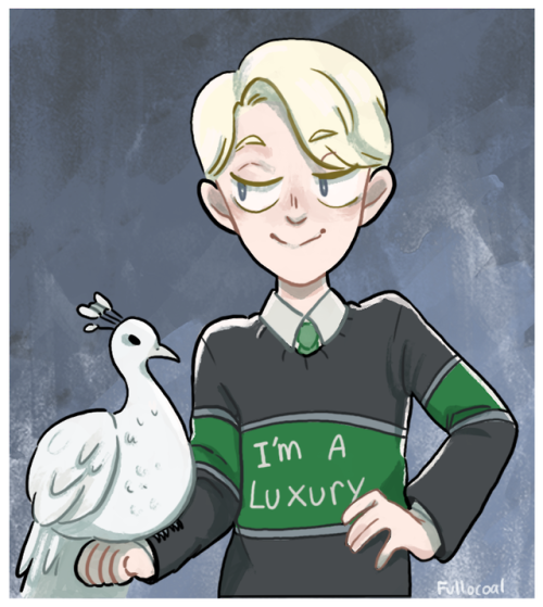 fullocoal:When Draco learns about muggle fashion [x]