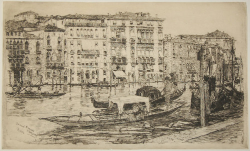 janpadora-box: Frank Duveneck (1848-1919, American) - &ldquo;Grande Canal, Venezia&rdqu