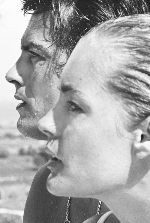 hollywoodlady: Alain Delon and Romy Schneider in La Piscine, 1969. Photo by Philippe