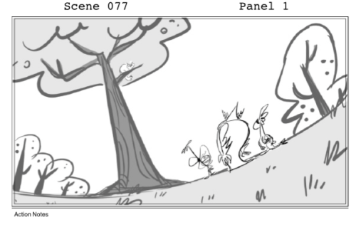 ovarianeruption:  Eddie Trigueros shared the storyboards for The Fremergency Frontact and there happened to have been a few deleted scenes. I’ve got them described when you view the boards but you ought to see the full board he has on his blog. 
