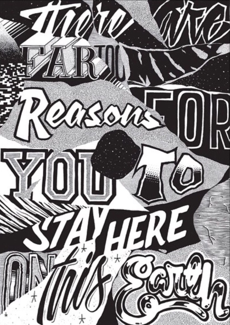 the&ndash;amity-affliction:  Joel birch’s new don’t lean on me print
