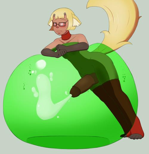 sexyrobotfactory:Wanawu sticks her dick in a slime. Not pictured: The slime returning months later w