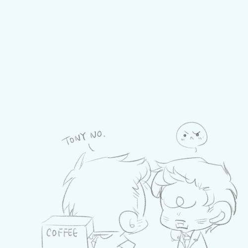 .Tony’s Daily Fight for Coffee! :D.