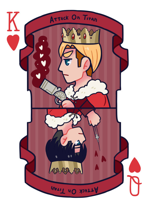 King and queen of hearts~ Check out my etsy shop !