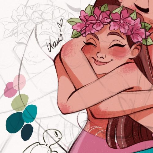 #sneakpeek of another @wacom drawing, based on my second #mermaytimewithkaroline2022 moodboard. - 