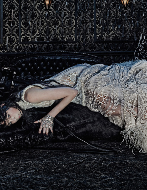 voguelovesme:  Edie Campbell by Steven Klein for Alexander McQueen F/W 2014.15 Ad Campaign 