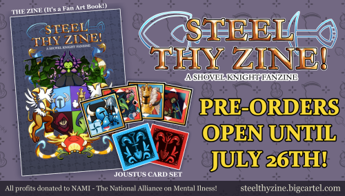 steelthyzine: ICYMI - Steel Thy Zine! is a Shovel Knight Fanzine and Joustus Card Set up for pre-ord