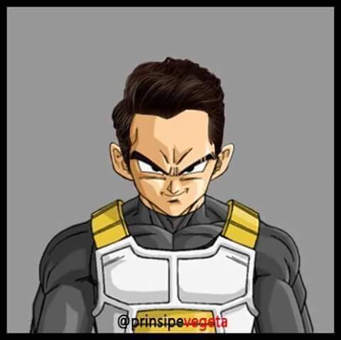 saiyanhime:People from my dbz group re-imagining Prince Vegeta with a different hairstyle. So far , 