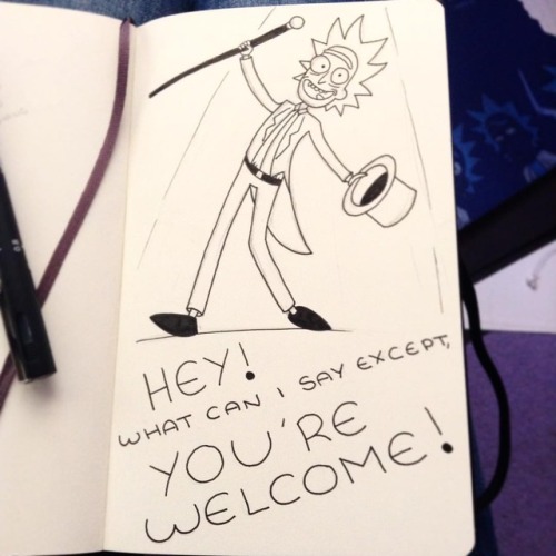 Found A Rather Funny Version Of You're Welcome From #moana And Couldn't Resist Drawing This Little Doodle