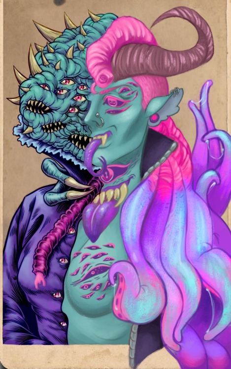 Victorian two-face collab