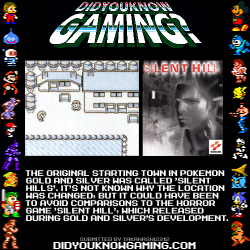 didyouknowgaming:  Pokemon Gold and Silver. http://www.neogaf.com/forum/showthread.php?t=387024 