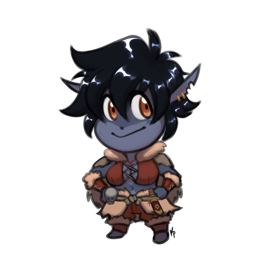 Tiny Kesh for Yogoat!You too can have your dnd or fantasy oc like this in my current