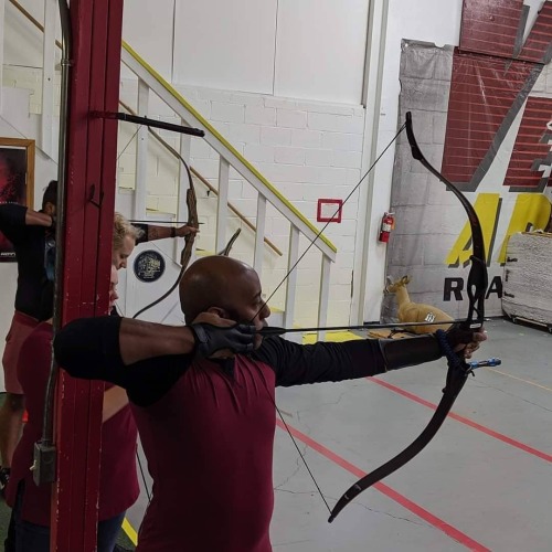 Had a great time at the archery range yesterday with friends. Finally getting used to the new bow wh