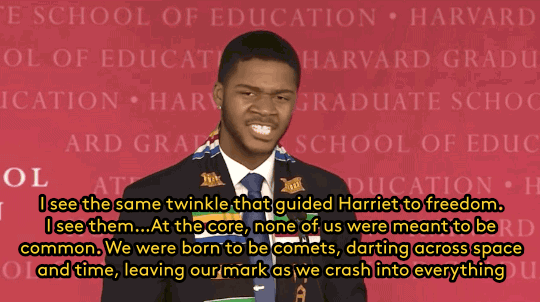 nightxvision:  refinery29:  Watch: This Harvard student just gave one of the greatest