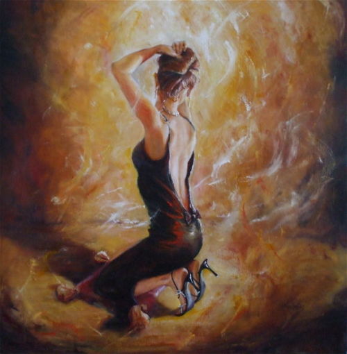 artbeautypaintings:  New shoes - Karen Wallis Coleman