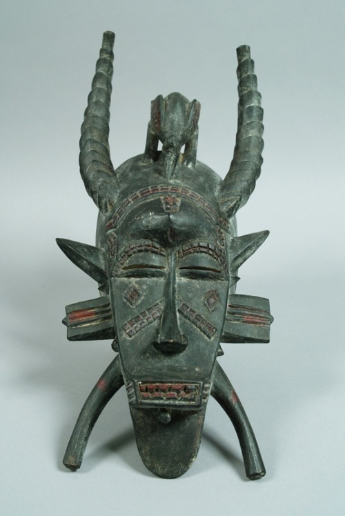 Kpelie mask of the Senufo people, Mali, Burkina Faso, and Côte d’Ivoire.  Now in the Children’s Muse