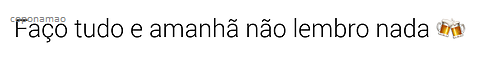 Ou soma ou some 👊