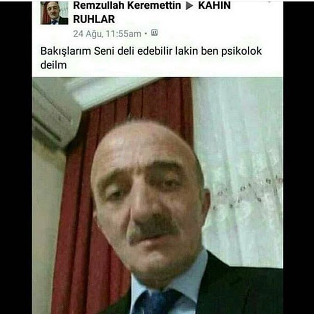 Bakışlarım seni deli...