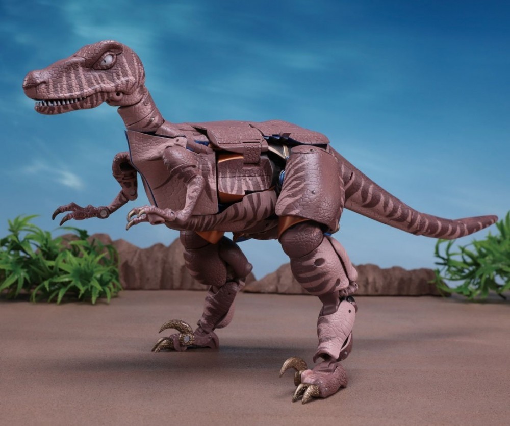 austinstoyblog: aeonmagnus:  Transformers Masterpiece MP-41 Dinobot - color prototype