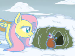 flutterluv:I honestly don’t know when they officially wrap up winter, but oh well.It’s Winter Wrap Up Day and Spring is on Friday. Pack up all your winter things and get ready for a nice spring day, hoping Ponyville finishes on time.  &lt;3