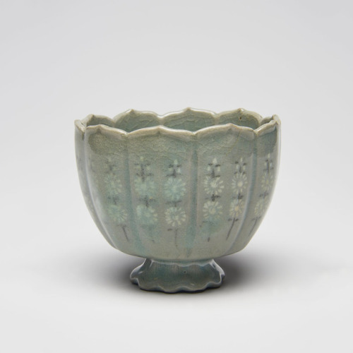 In the thirteenth century, Korean potters developed a distinctive method for decorating celadon cera