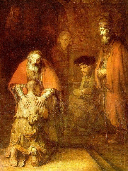 El Spleen de París — Rembrandt: El retorno del hijo pródigo.